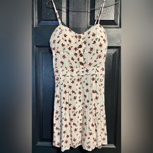 Rue 21 Dress -White/Multicolor- Size: Large